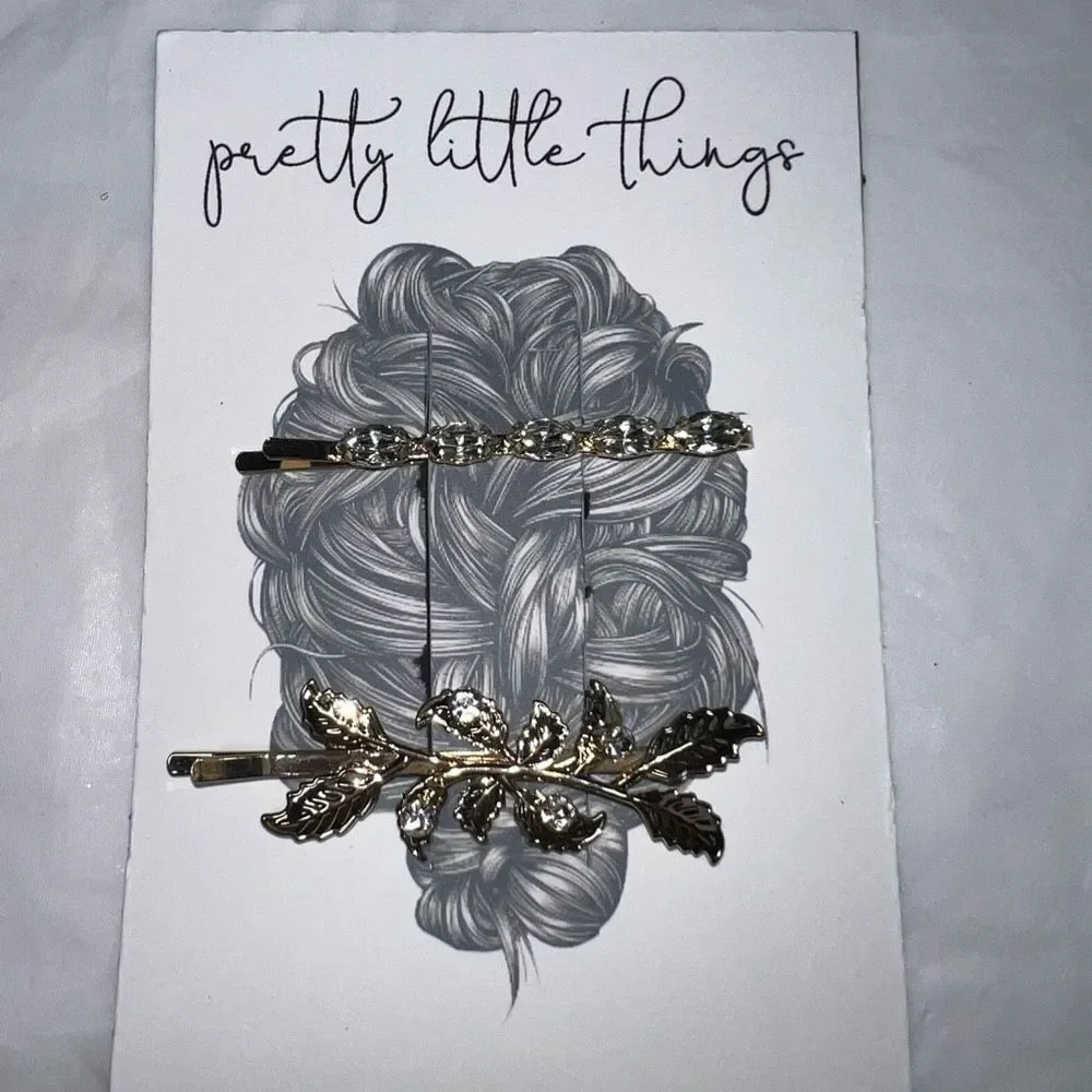 Pretty Little Things Rhinestone Hair‎ Pin Set